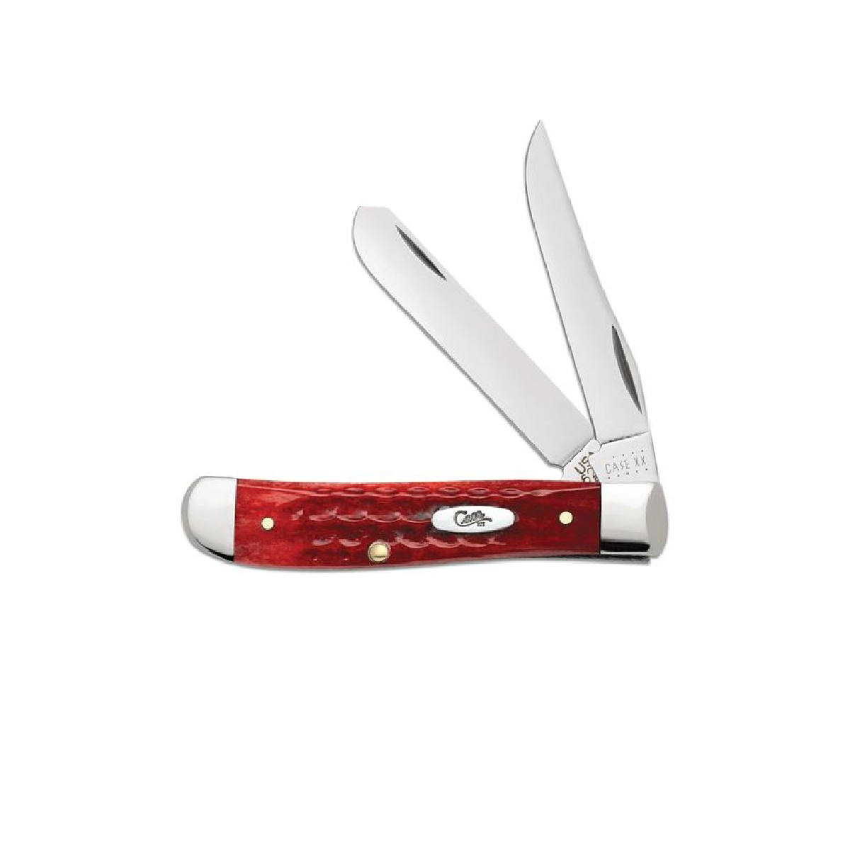 CASE KNIVES POCKET WORN OLD RED BONE MINI TRAPPER