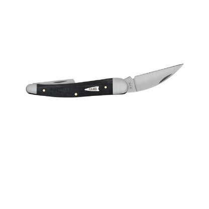 CASE KNIVES BLACK MICARTA SEAHORSE WHITTLER