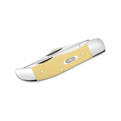 CASE KNIVES SMOOTH YELLOW POCKET HUNTER