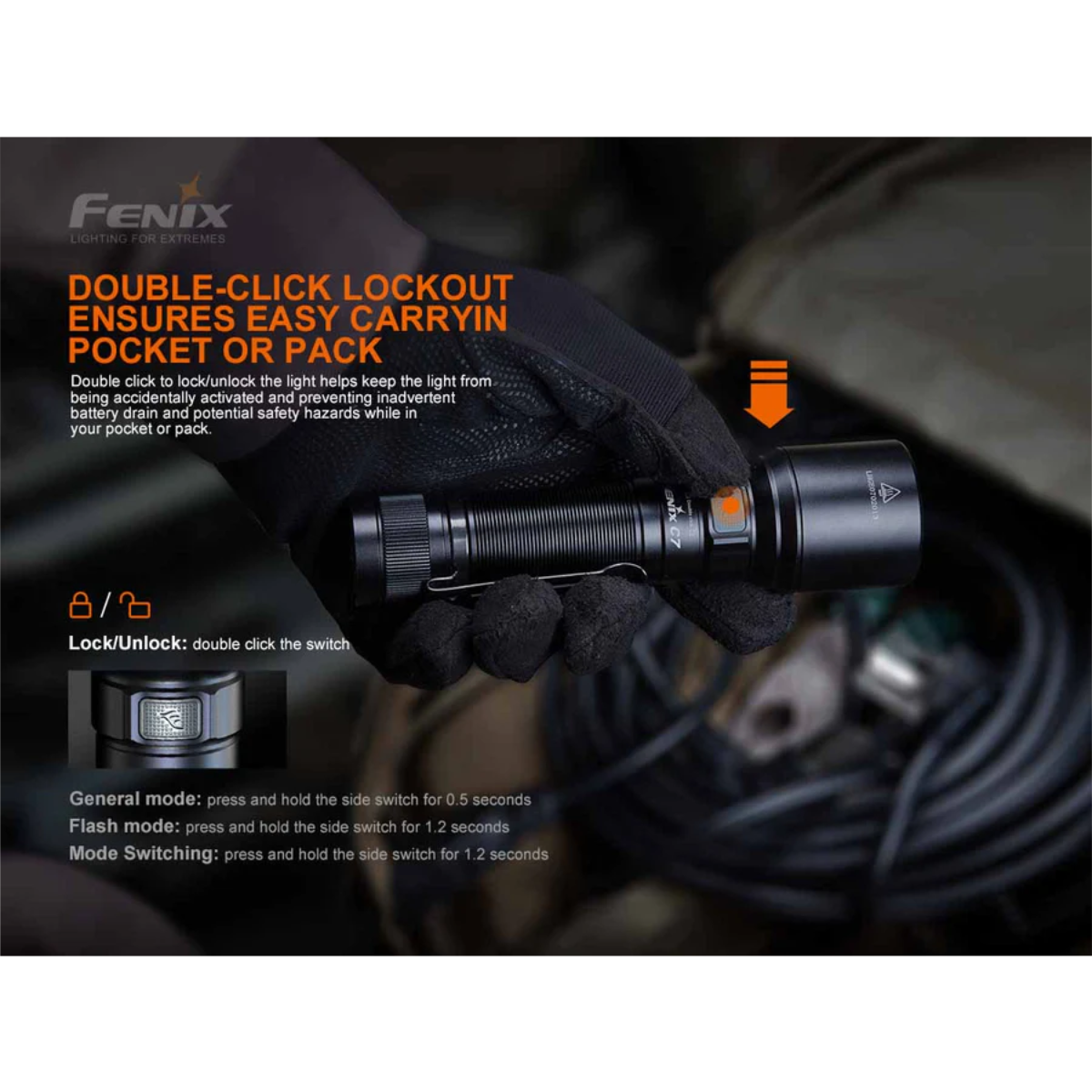 FENIX C7 3000 LUMEN WORK FLASHLIGHT