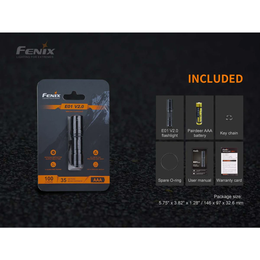 FENIX E01 V2.0 100 LUMEN AAA FLASHLIGHT