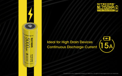 NITECORE 21700 I SERIES BATTERY 50000MAH (NL2150HPI)