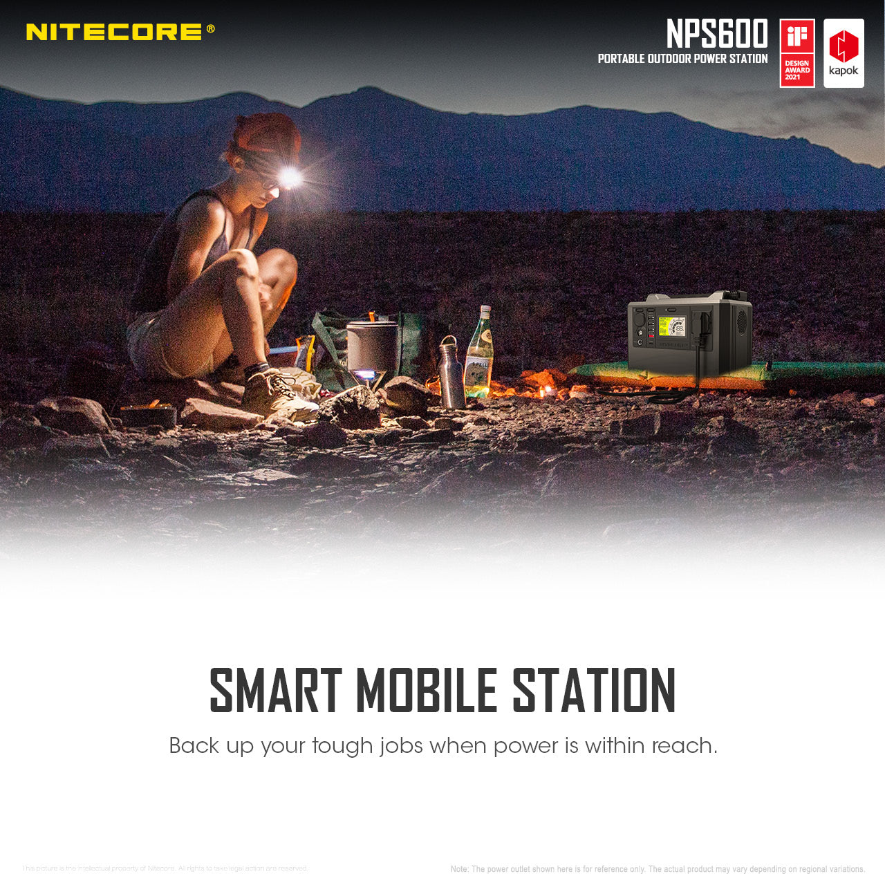 NITECORE PORTABLE OUTDOOR POWER STATION 165000MAH (NPS600)