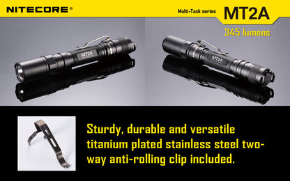 NITECORE 345 LUMENS LED  EDC FLASHLIGHT (MT2A)