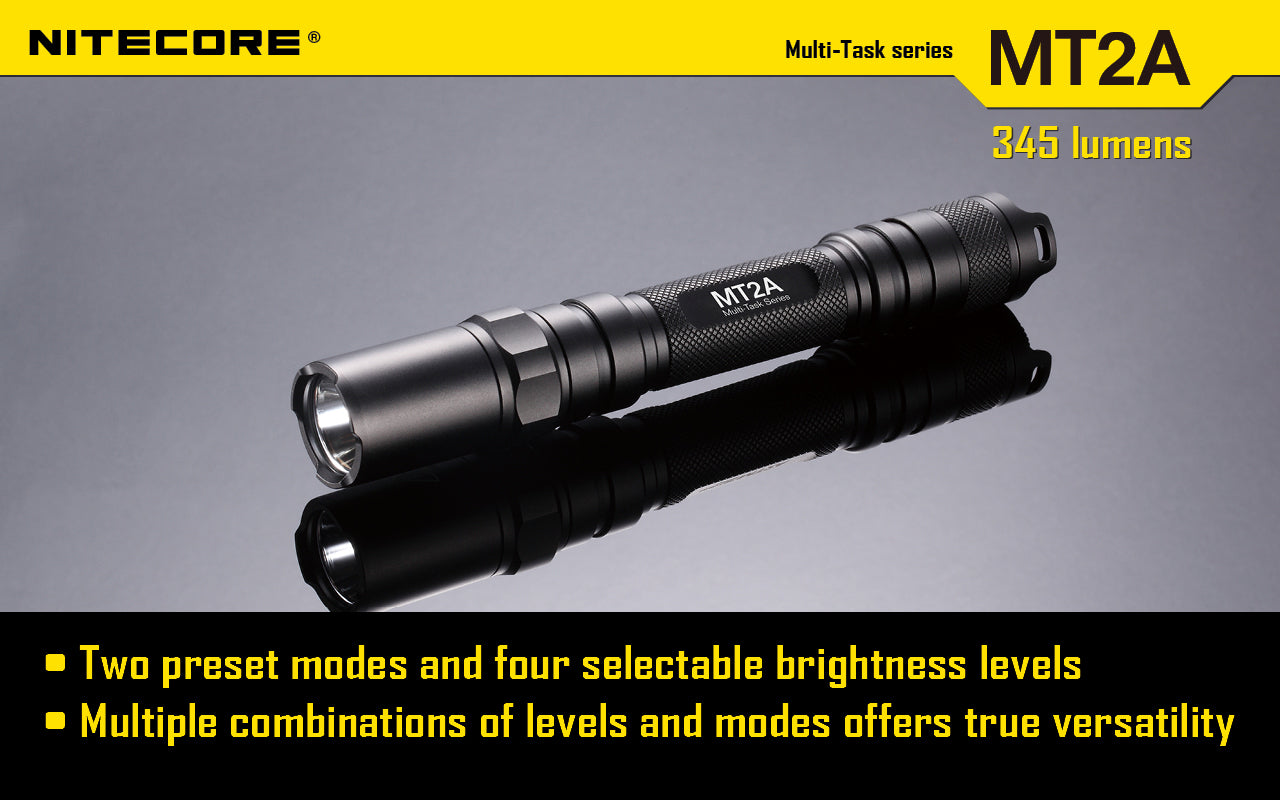 NITECORE 345 LUMENS LED  EDC FLASHLIGHT (MT2A)