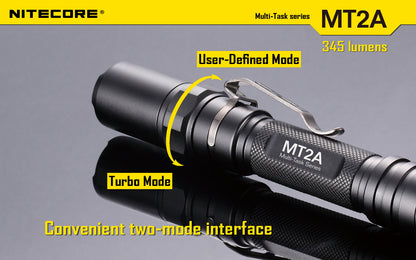 NITECORE 345 LUMENS LED  EDC FLASHLIGHT (MT2A)