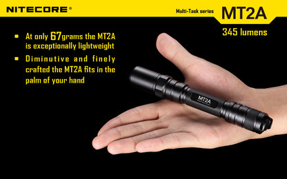 NITECORE 345 LUMENS LED  EDC FLASHLIGHT (MT2A)