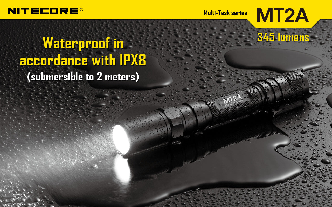 NITECORE 345 LUMENS LED  EDC FLASHLIGHT (MT2A)