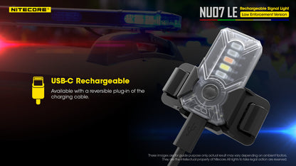 NITECORE 5-COLOR RECHARGEABLE SIGNAL LIGHT (NU07 LE)