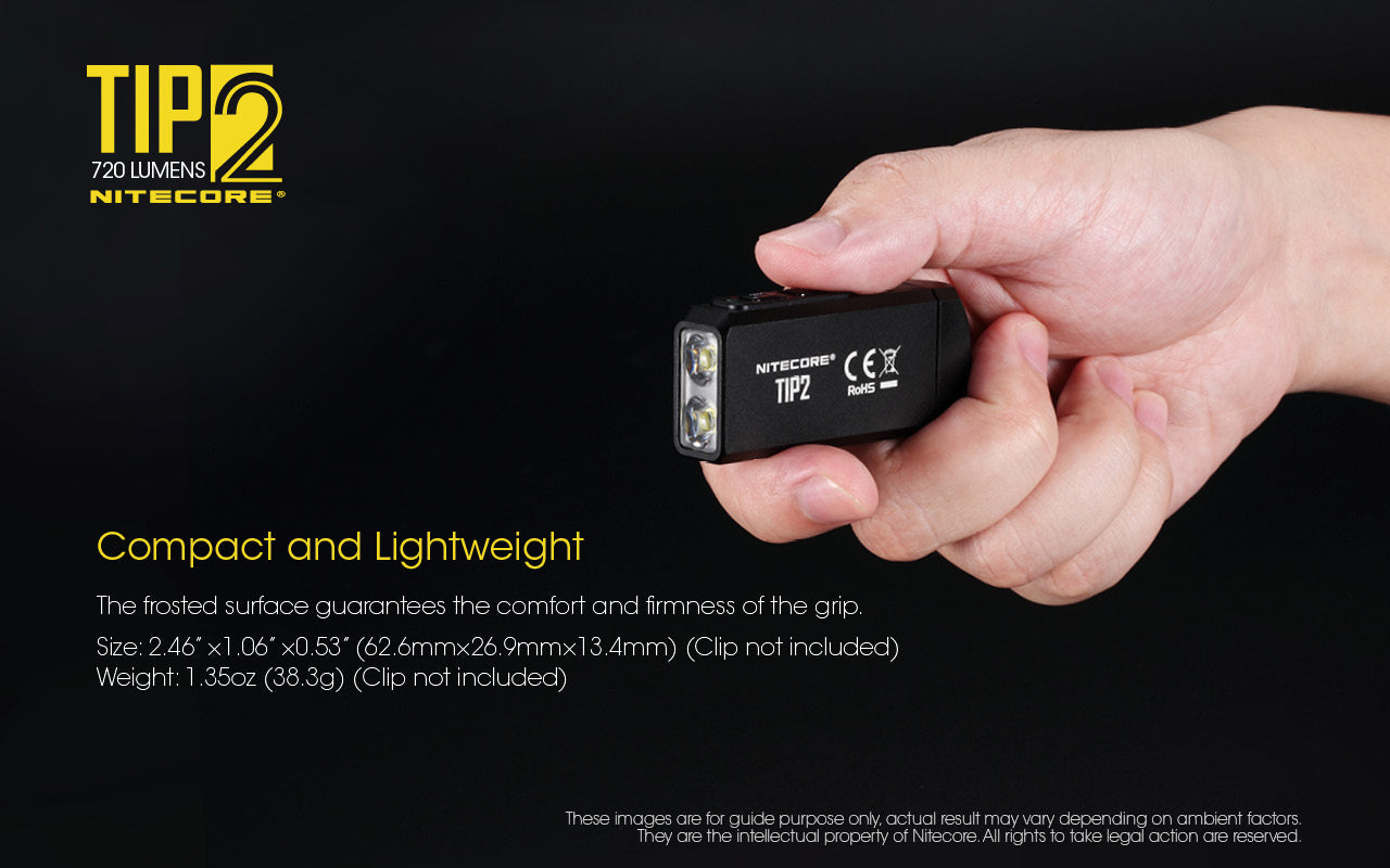 NITECORE 720 LUMENS MAGNETIC KEYCHAIN LIGHT (TIP2)