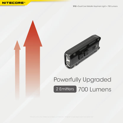 NITECORE 700 LUMENS RECHARGEABLE KEYCHAIN FLASHLIGHT (TIP SE)