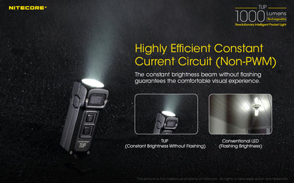 NITECORE 1000 LUMENS POCKET LIGHT (TUP)