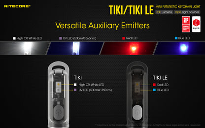 NITECORE 300 LUMENS MINI FUTURISTIC KEYCHAIN LIGHT (TIKI, TIKILE)