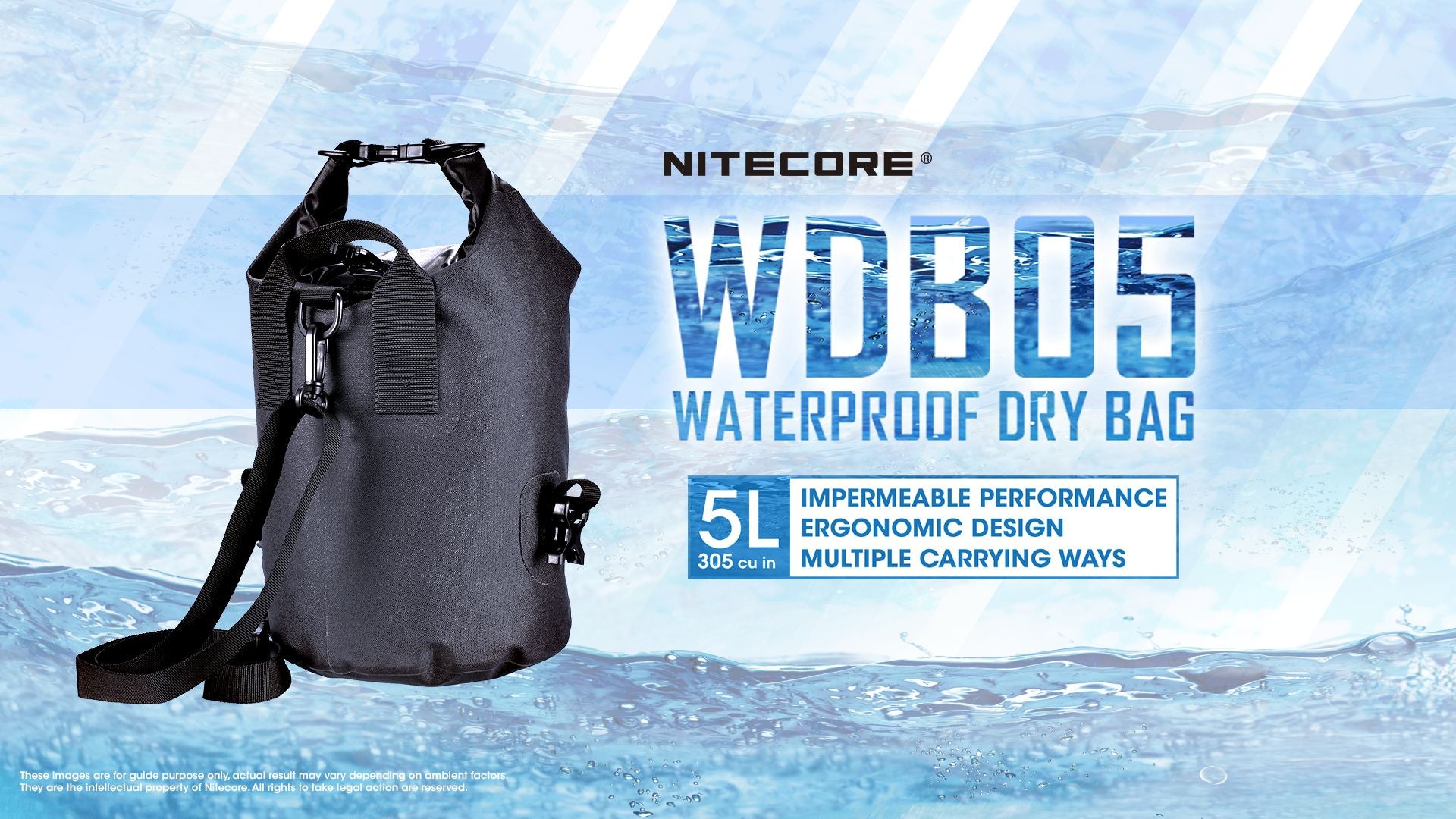 NITECORE WATERPROOF DRY BAG 5 LITER WDB05 Forged Philippines