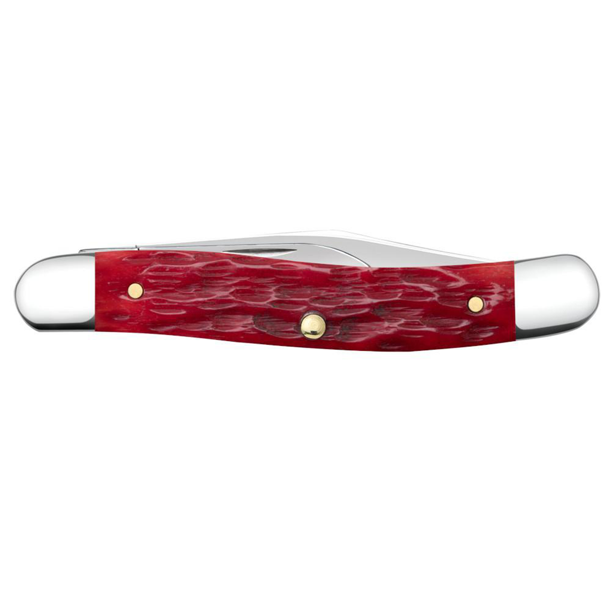 CASE KNIVES DARK RED BONE PEACH SEED JIG MEDIUM JACK