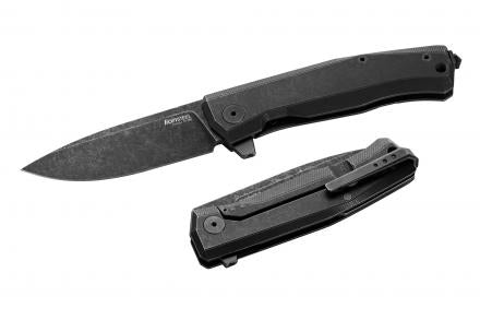 LIONSTEEL MYTO FULL OLD BLACK TITANIUM