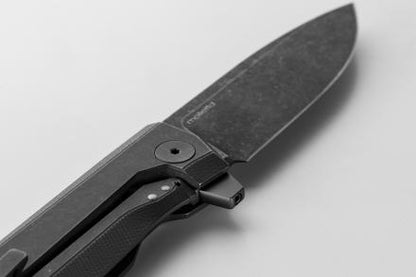 LIONSTEEL MYTO FULL OLD BLACK TITANIUM