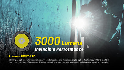 NITECORE 3000 LUMENS RECHARGEABLE FLASHLIGHT (P23I)