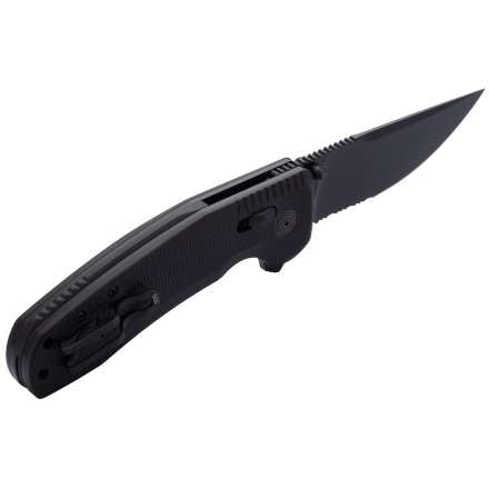 SOG TAC XR BLACKOUT SERRATED