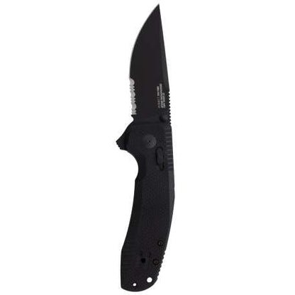 SOG TAC XR BLACKOUT SERRATED